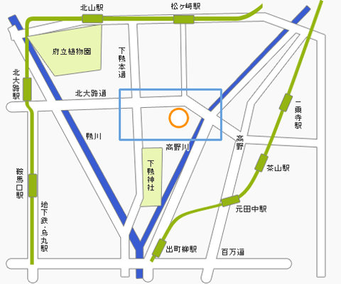 いのうえまさとし歯科医院の周辺地図